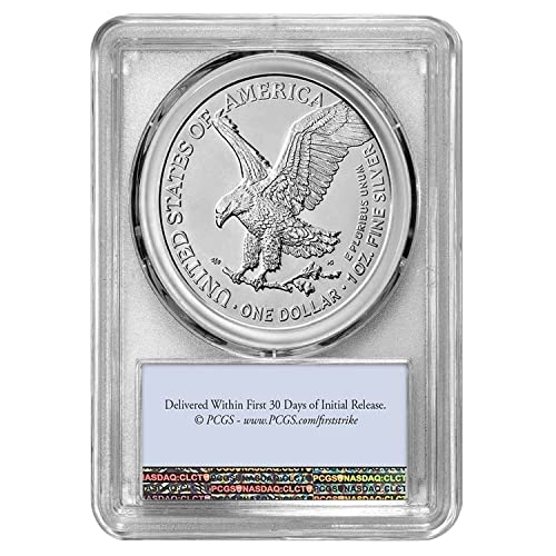 2021 Amerikan Gümüş Kartalı-TİP 2-İlk Vuruş 1 $ MS - 70 PCGS
