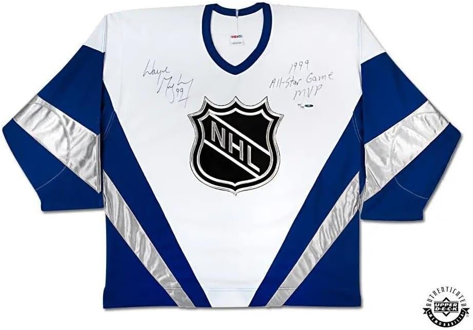 Wayne Gretzky, “1999 All Star Maçı MVP'Sİ” Yazılı Forma - Üst Güverte İmzalı NHL Formaları İmzaladı