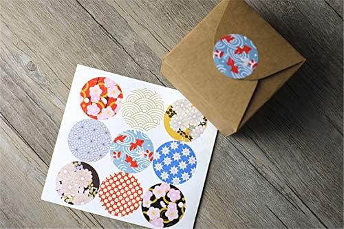 20 Yaprak 180 Adet Japonya Tarzı 1.5 İnç Kendinden yapışkan çıkartmalar, Scrapbooking ve Çocuk DIY Sanatlar El Sanatları