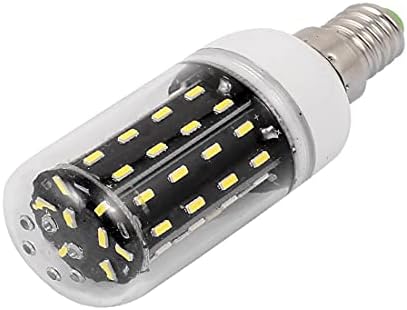 Yeni Lon0167 AC 220 V Yeni Süper Parlak E14 7 W 56 LEDs 4014 SMD Enerji Tasarruflu Mısır Ampul Lamba Saf Beyaz(AC