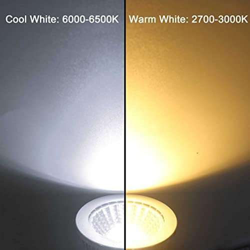 Xianfei 6 Adet 12w E27 cob spot ışığı Ampul, 60° Led projektör Downlight Ampul, 1080 Lümen Ac 85-265v, Kısılabilir,