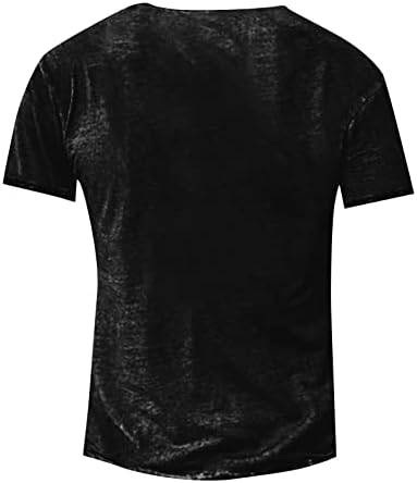 Erkek Retro T Shirt Tees Casual Slim Fit Yuvarlak Boyun Mektup Baskı Bluz Raglan Kısa Kollu Rahat Üstleri