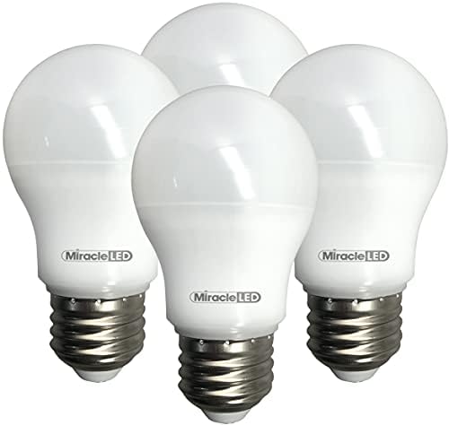 MiracleLED 604880 Kaba Hizmet Düşük Profilli LED Garaj Kapısı Ampulü 50W'A (4'lü Paket) kadar Değiştirme, Soğuk Beyaz