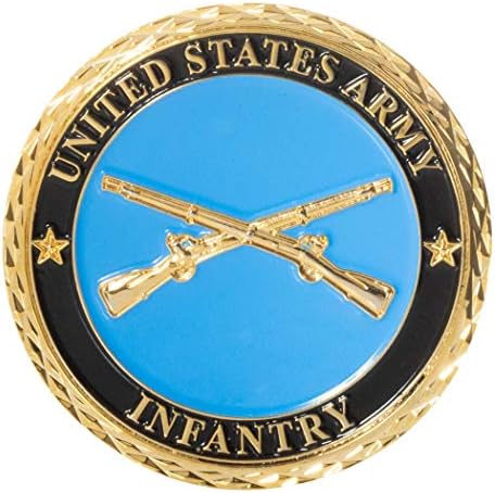 Amerika Birleşik Devletleri Ordusu Piyade Çapraz Tüfekler Insignia Challenge Coin