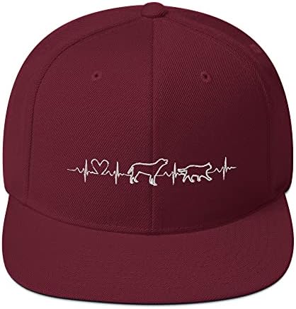 Snapback Şapka Veteriner Teknisyenleri Kalp Atışı Serin Veteriner Vintage