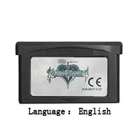 ROMGame 32 Bit El Konsolu video oyunu Kartuş Kart Kingdom Hearts Anılar Zinciri İngilizce Dil Ab Versiyonu Gri kabuk