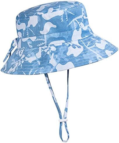 Ayarlanabilir Geniş kenarlı güneş şapkası - Yaz Kova Şapka Bebek Yürüyor ve Çocuklar için UPF 50+