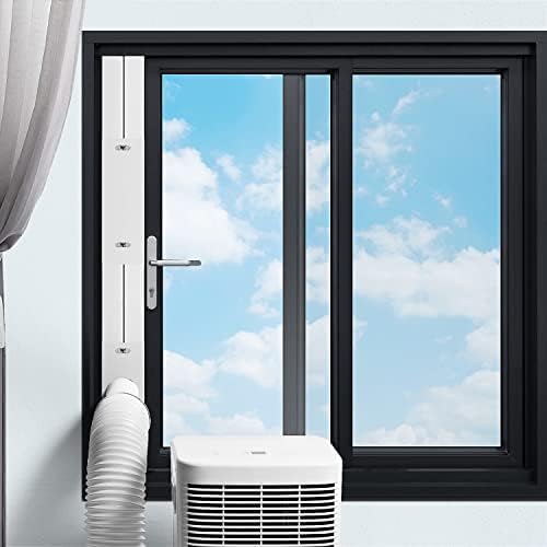 YoleShy Taşınabilir Klima Pencere Kiti, Kuplörlü AC Ünitesi için Ayarlanabilir Pencere Contası, Egzoz Hortumu için