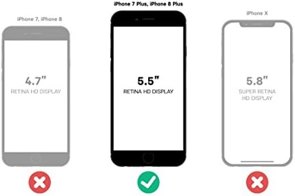 OtterBox ALFA CAM Ekran Koruyucu için iPhone 6 artı / 6 s artı / 7 artı /8 artı (SADECE) - Perakende Ambalaj-TEMİZLE