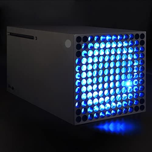 eXtremeRate PlayVital RGB LED kiti Xbox serisi X konsolu için Fan havalandırma, 39 etkileri DIY dekorasyon aksesuarları