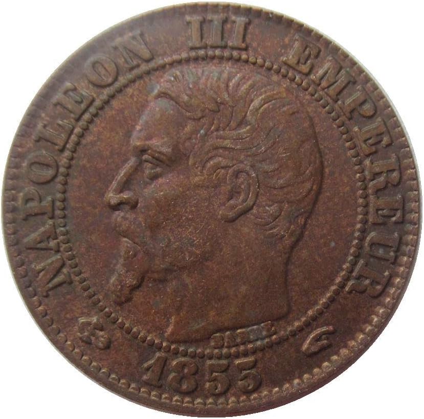 5 centimes 1853-1857 Fransız Yabancı Kopya hatıra parası