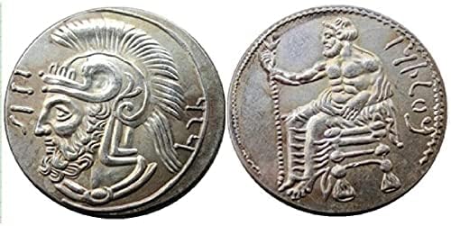 Gümüş Yunan Sikke Yabancı Kopya Gümüş Kaplama hatıra parası G09S Yuan Du Yunan Sikke Yabancı Kopya Gümüş Kaplama hatıra
